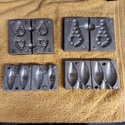 Lead Moulds X4 Carp Fishing Tackle