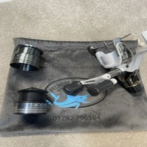 Shimano Stradic 4000s GTM-RC Fishing Reel Rear Drag with Spare Spool and Bag