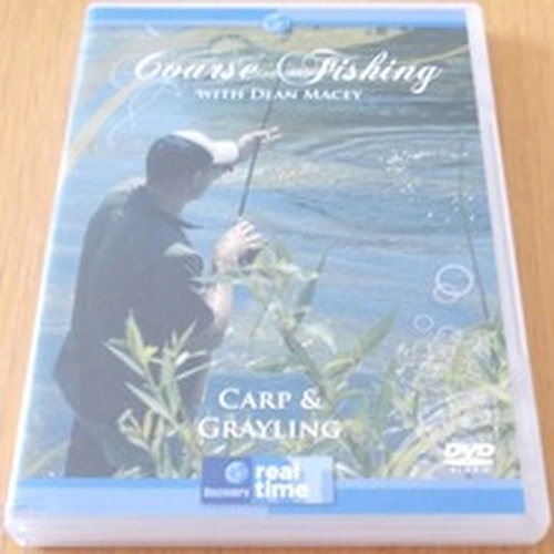 CARP & GRAYLING - COARSE FISHING WITH DEAN MACEY, RARE DVD, APPROX 46 MINS.