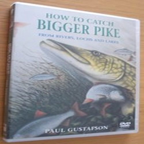 HOW TO CATCH BIGGER PIKE (RIVERS +) - PAUL GUSTAFSON, RARE DVD, APPROX 100 MINS.