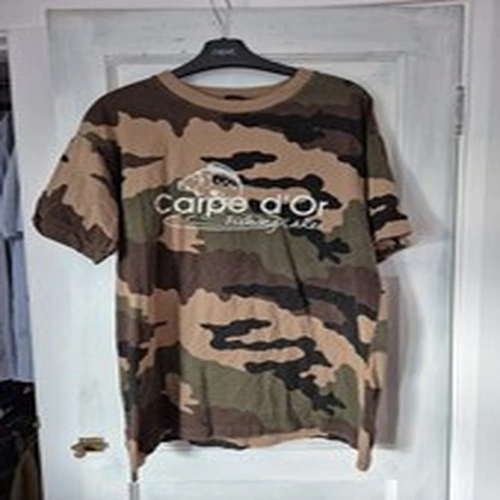 Carp d'or  fishing lakes chamo t shirt.Size XL