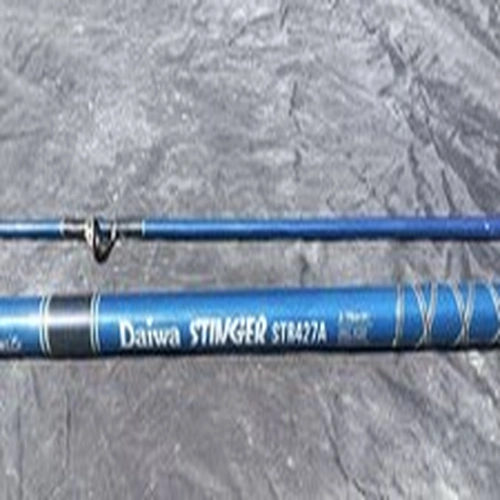 Vintage Daiwa Stinger Fishing Rod 9ft Heavy Action Blue Colour