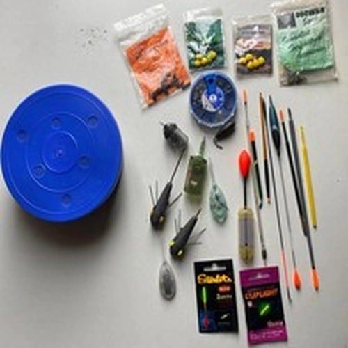 Selection Of River & Sea Fishing Floats, Weighs ,bait box etc