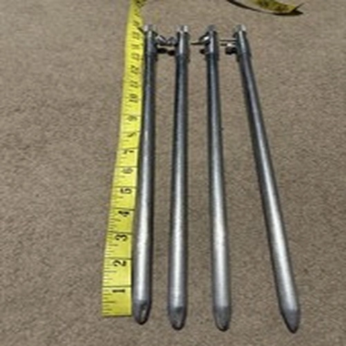 Solar Tackle Pozi Stainless Steel Back Sticks 1/2” Diameter 15” X 4