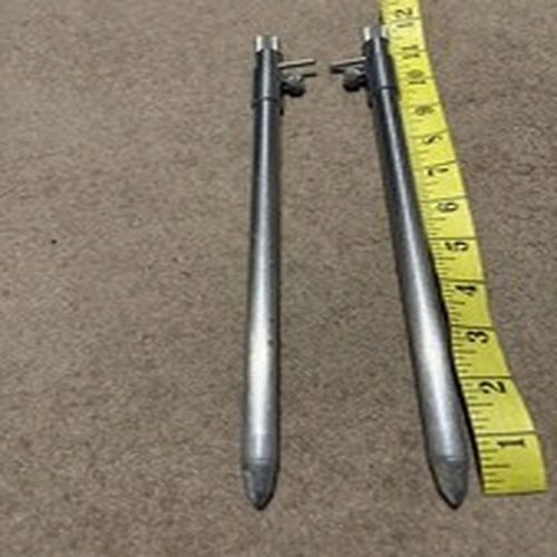Solar Tackle PoziLock Stainless Steel Bank Stick 12” X2 1/2” Diameter Carp Pike