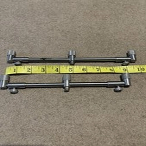 Solar Tackle Stainless Steel Adjustable Pozi-Loc 3 Rod Buzz Bars Carp Fishing