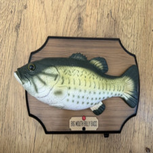 Gemmy Industries Big Mouth Billy Bass Singing Fish Battery Operated Wall Plaque