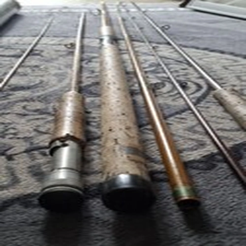 Vintage Fishing Rods x3 Bundle – Split Cane & Fibreglass – Classic Rods