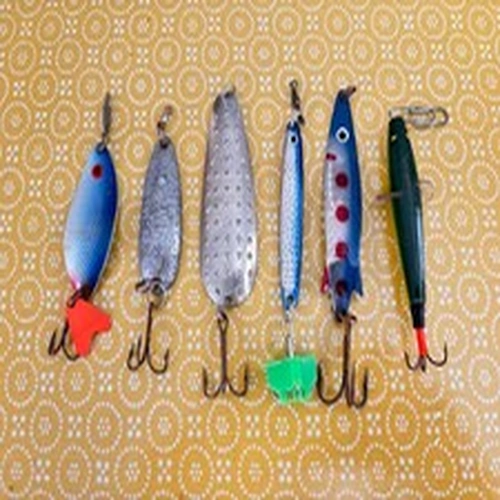 Vintage Fishing Lures Spinners Abu Etc Pike Trout Collectors Vintage Etc