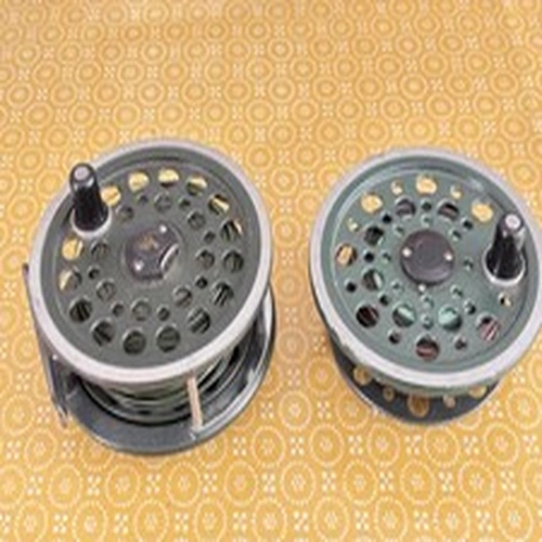 Shakespeare Beaulite Salmon Fly Reel And Spare Spool Green With Sinking Line