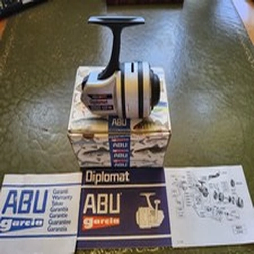 ABU Garcia Diplomat 601M Spinning Reel -Fishing  Boxed with Papers  Free Postage