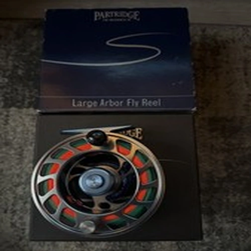Partridge of Redditch 7800 Large Arbour Fly Fishing Reel WF7 8 Trout Salmon