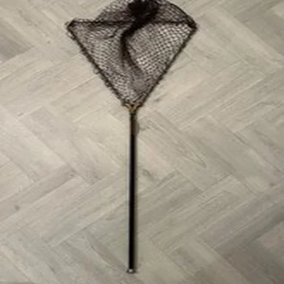 Trout Folding Fishing Landing Net; stamped Made in Great Britain -