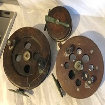 JobLot Vintage Antique Sea Fishing Reels  Tackle - Scarborough Reel Bundle