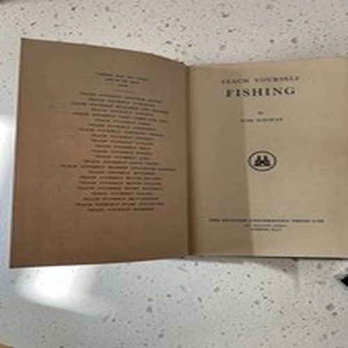 Vintage Teach Yourself Fishing Book from 1956