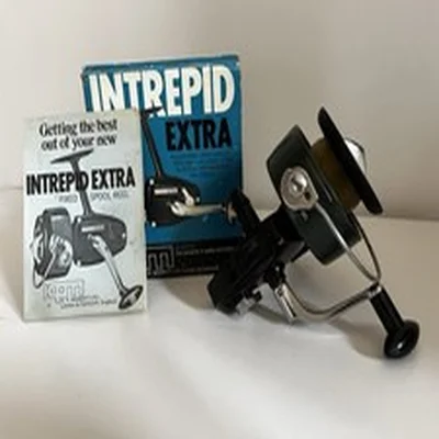 Intrepid Extra Vintage Fishing Reel In Original Box - Excellent Condition