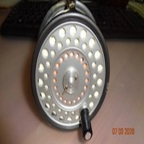 HARDY BROS. 'ZENITH' WIDE SPOOL REEL C/W LEE WULFF TRIANGULAR TAPER SPEY LINE.