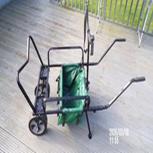 HEAVY DUTY FISHING TWO WHEEL BARROW, BAG+ Y BAR FISHING TROLLEYCARP/MATCHReduced