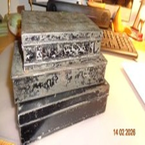 3 VINTAGE BLACK JAPANNED FLY/LURE BOXES C/W CONTENTS