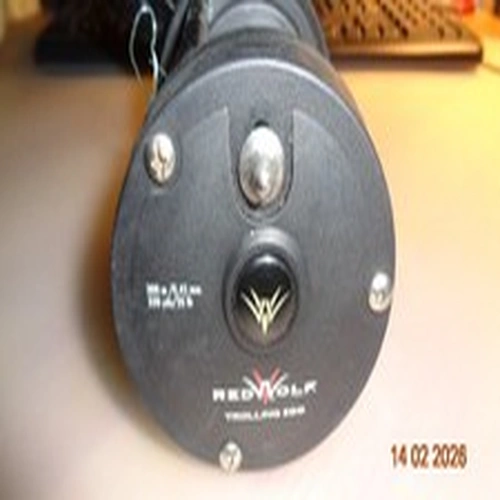 RED WOLF TROLLING MULTIPLIER REEL
