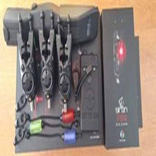 Nash Siren R2 Bite Alarms X3 With Reciver And Bobbins