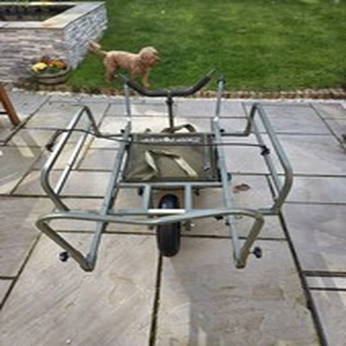 Prestige Carp Porter with Brand New Wheel. Drop Bags and Straps. Carp Fishing