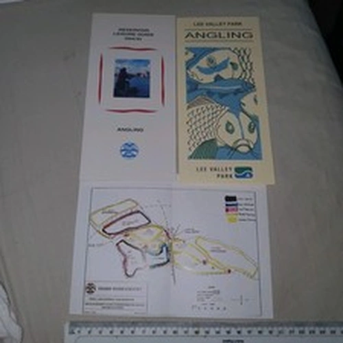 A Pair Of Vintage Fishing Guides For Thames Water And The Lea Valley