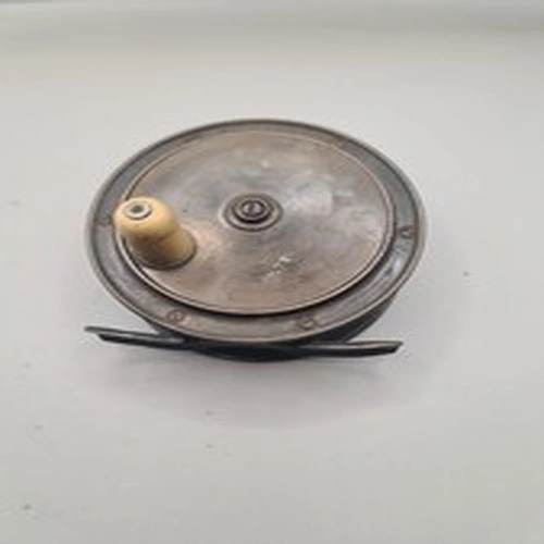 BEAUTIFUL LARGE VINTAGE  SALMON FISHING REEL