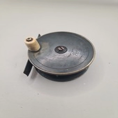 SUPERB ANTIQUE BOWNESS & BOWNESS PLATE WIND FISHING REEL