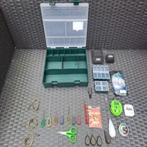 Carp Fishing tackle Set up Tackle Box Terminal Tackle Bundle ESP KORDA ETC £100+