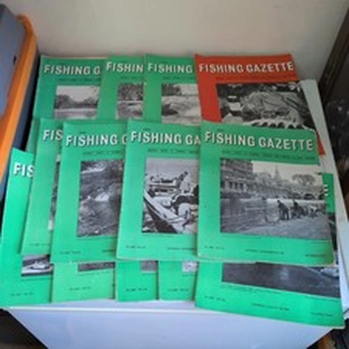 13 Vintage  "The Fishing Gazette" Angling Magazine  December 1959-September 1961