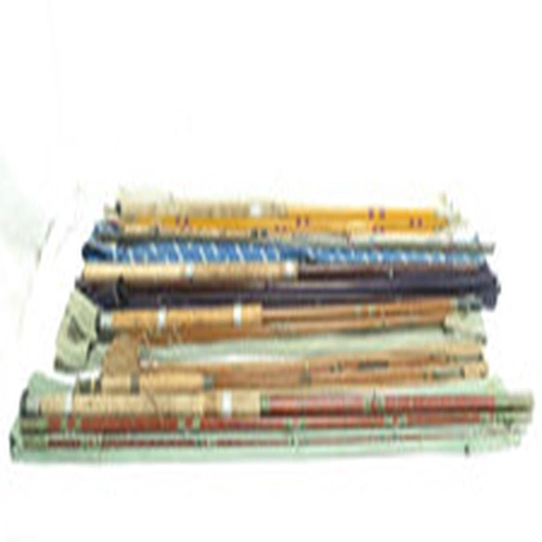 Vintage Bamboo Fishing Rods x6 Three Section Rods with Cloth Sleeves