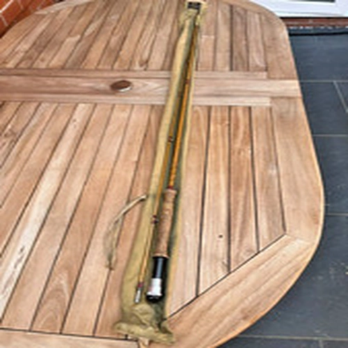 Vintage Hardy "The Perfection" 8ft #5, 2 piece Palakona split cane Fly Rod + bag