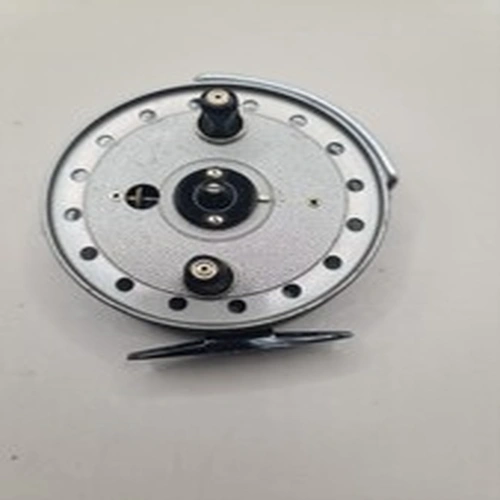 Very VINTAGE GOOD J W YOUNG TRUDEX  CENTER PIN FISHING REEL