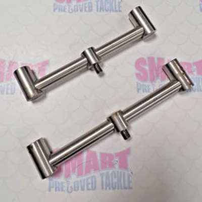 Pair Matrix Stainless Steel 2 Rod Buzz Bars Fixed Length Carp Fishing