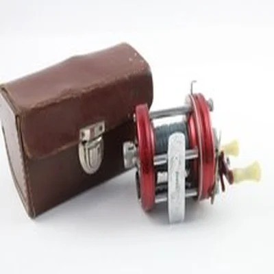 ABU Ambassadeur 5000 Records Bait Fishing Reel Classic w/Wire and Leather Case