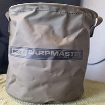 Fox Carpmaster Collapsible Water Bucket With Cord Carp Course Fishing Tackle