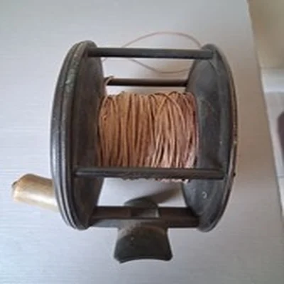 ANTIQUE FISHING  REEL CHARLES FARLOW 1905  WITH BONE HANDLE 121 YEARS OLD