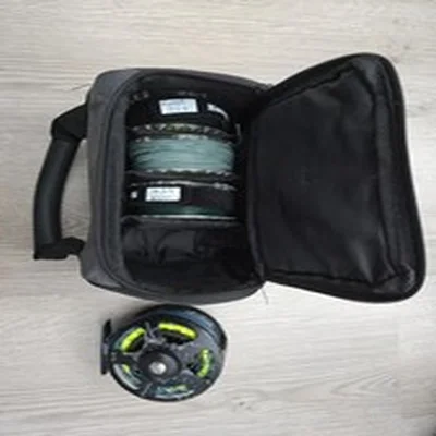 2 x Airflo 7/9 Classic Fly Reels with 6 Spare spools and 10 7 Weight lines.