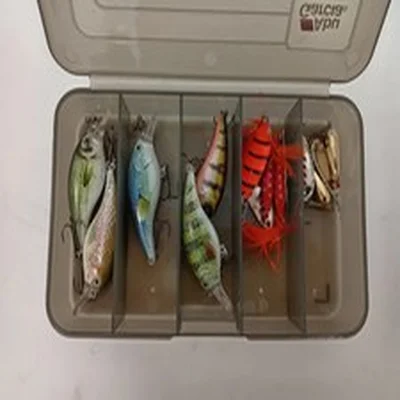 Fishing Lure Bundle Job Lot With Storage Case Fishing Equipment