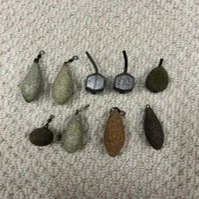 Carp Fishing Leads Mixed Weights X9