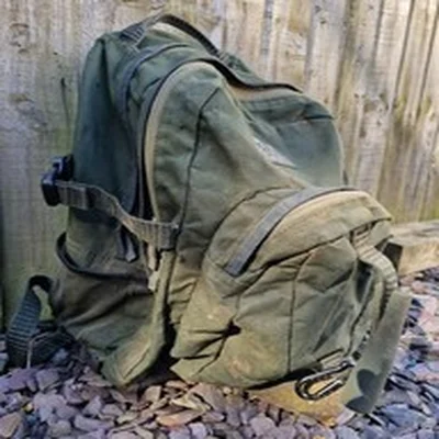 Nash Tackle Green Rucksack Backpack Used Caro Fishing Tackle Bag