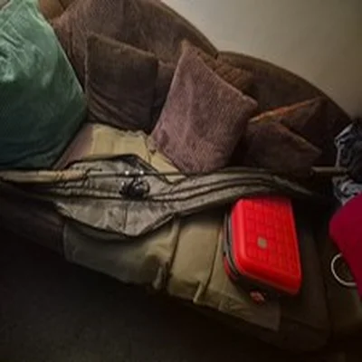 Carp rod and reel in carry case. Read description