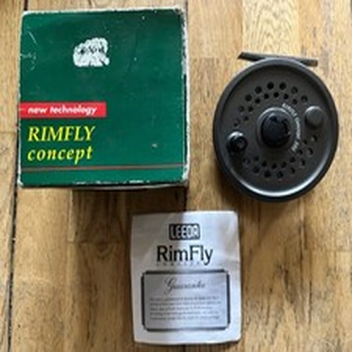 Leeda Rimfly Concept 395 Fly Fishing Reel. Great Condition. Box And Instructions
