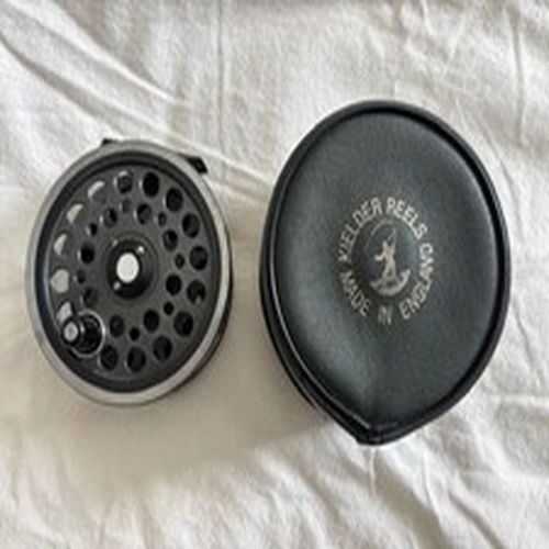 Bruce & Walker Expert Series Salmon fly reel - with case and spare spool