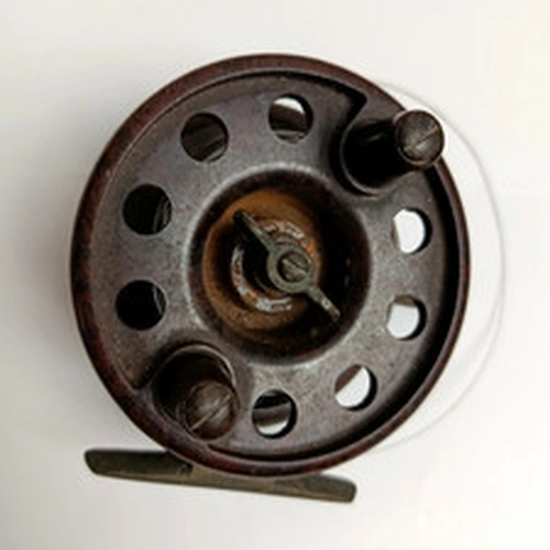 Vintage British Modernite Pixie Trotting Fishing Reel Bakelite Untested