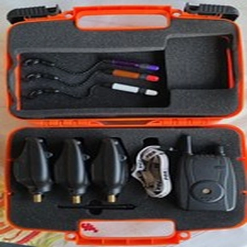 3x Fox Mr+ LED Bite Alarm Set And Fox Bobbins