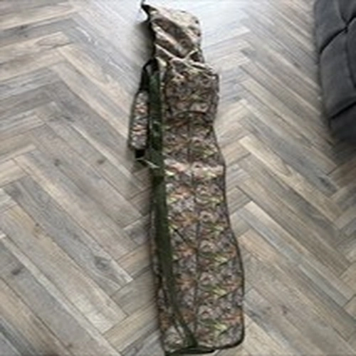 Camouflage 3 Rod and Reel Rod Bag Fishing Rod Bag In Excellent Used Condition