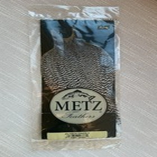 Metz Saddle Hackle Feather Grizzle
