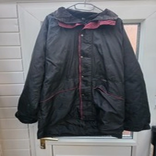 AEGIS TOP OF THE RANGE JACKET PLUS BIB AND BRACE, RED AND BLACK ULTRA RARE